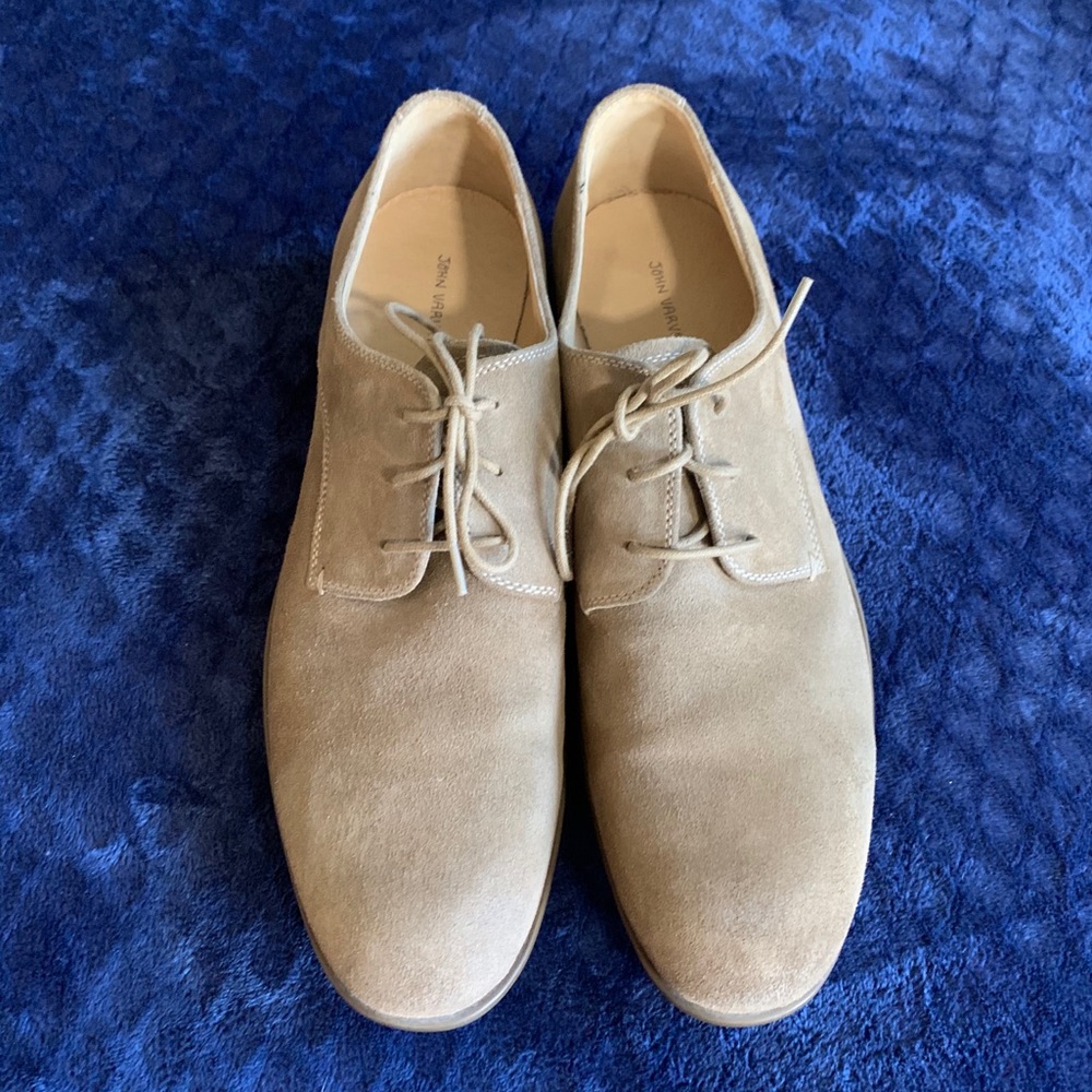 John Varvatos Dress Shoes Suede Cap Toe 10M - Picture 4 of 13